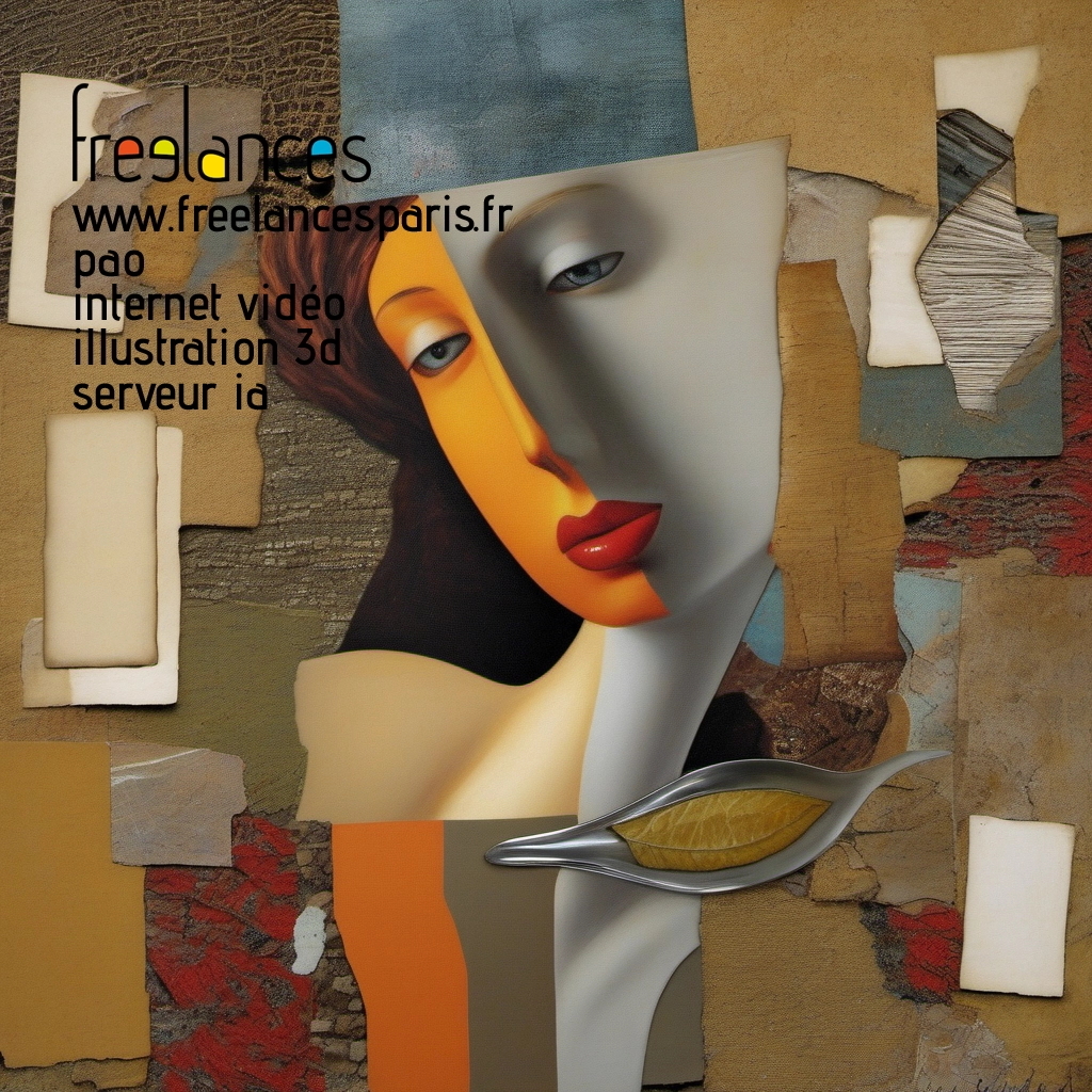 Pao mise en page internet vidéo illustration 3d serveur IA générative AI freelance paris studio de création magazines 49vbekg0